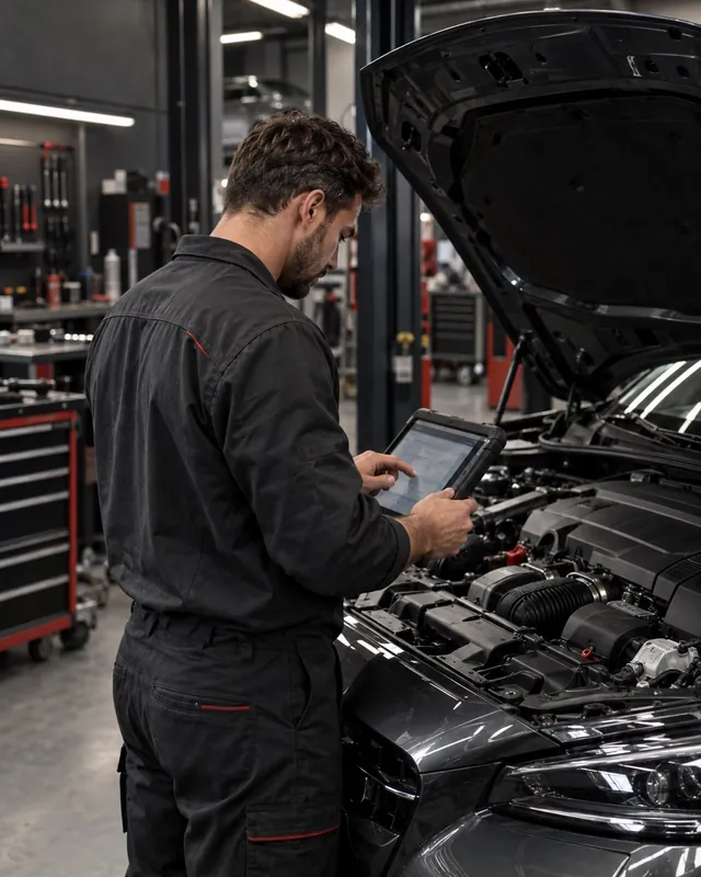 Digitale Fahrzeugdiagnose in der Werkstatt