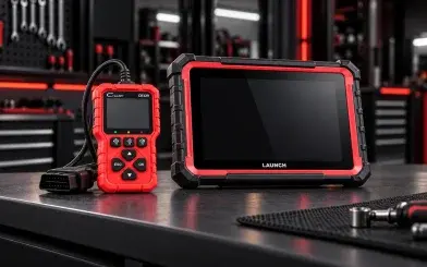LAUNCH X-431 PRO ELITE und CR329 Diagnosegeräte in einer modernen SO-Willich Werkstatt